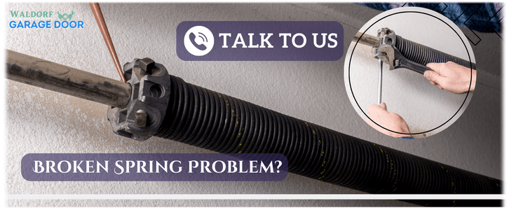 Broken Garage Door Spring Repair Waldorf MD (240) 589-7522